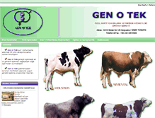 Tablet Screenshot of genotekvet.com